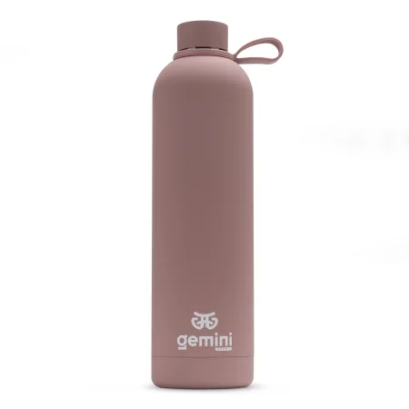 Термос Sport 1000 мл колір темно-бежевий BG09-8