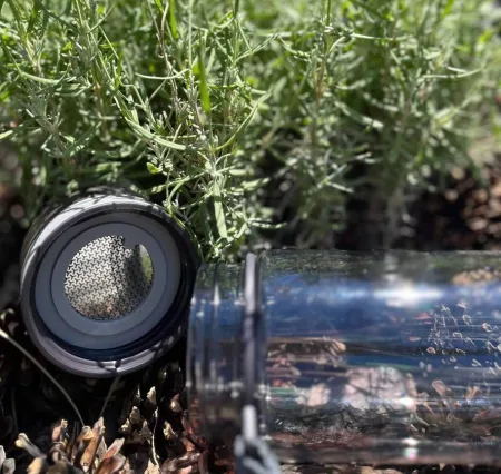 Пляшка для води CASNO 1000 мл KXN-1111 сіра