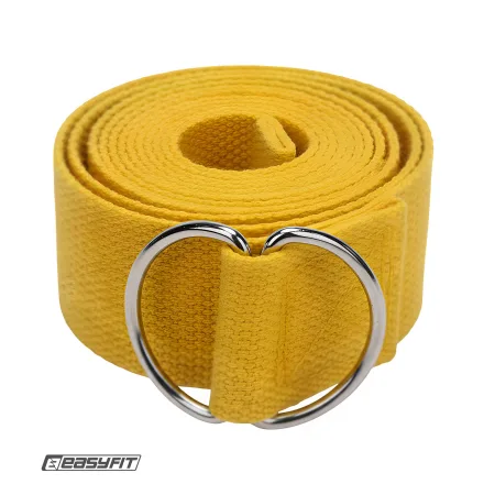 Ремінь для йоги EasyFit жовтий