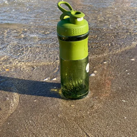Шейкер спортивний пляшка BlenderBottle SportMixer Flip 820 мл мохово-зелений