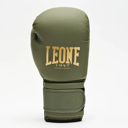 Боксерські рукавиці Leone GN059G MILITARY EDITION Green 10 унцій (капу в комплекті)