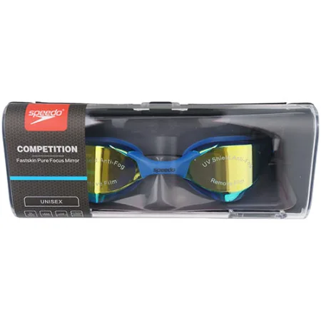 Окуляри для плавання Speedo Fastskin Pure Focus Mirror синій, білий Уні OSFM 8-091026W/BLW