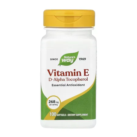 Vitamin E D-Alpha Tocopherol - 100 софтгель
