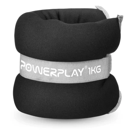 Обважнювачі-манжети для ніг та рук PowerPlay PP-4349 Ankle/Wrist Weights (2шт.*1 кг) (пара) чорні