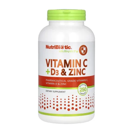Vitamin C + D3 & Zinc - 250 капсул