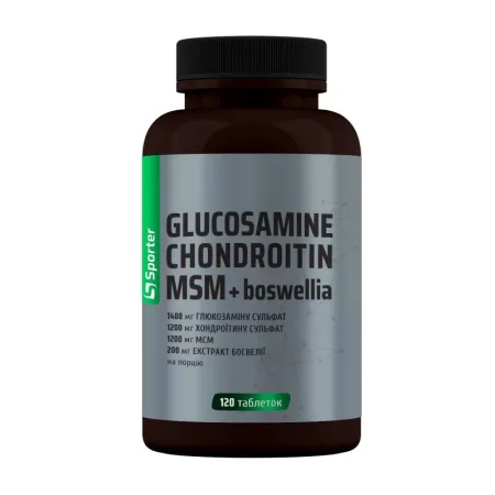 Glucosamine Chondroitin MSM + Boswellia - 120 таблеток