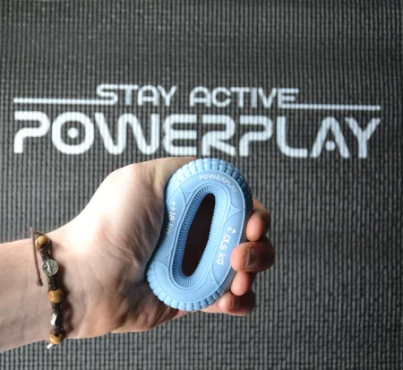 Еспандер кистьовий силіконовий PowerPlay PP-4330 Hand Grip Loops Light 13,5-18 кг. блакитний
