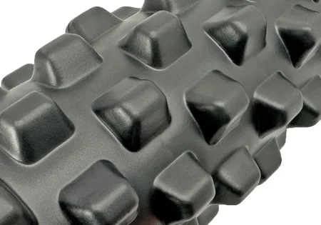 Масажний ролик EasyFit Grid Roller PRO 33 см чорний