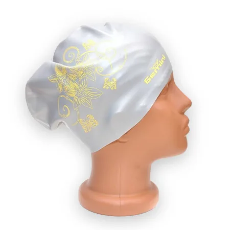 Шапочка для довгого волосся сірий