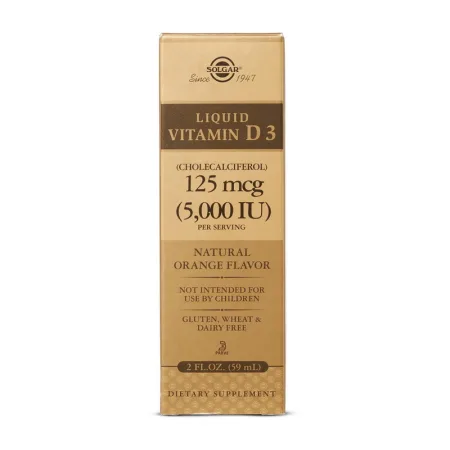 Liquid Vitamin D3 125 мкг 5,000 IU - 59 мл помаранчевий