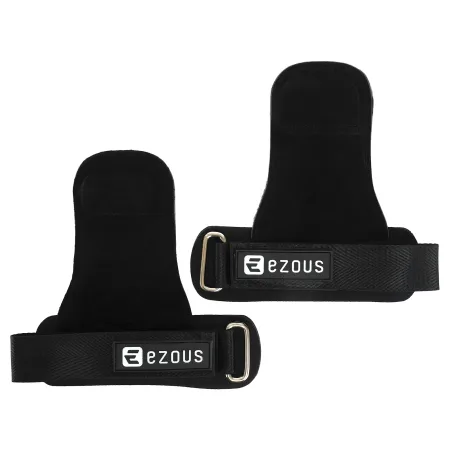 Накладки для підтягувань та тяг HAND GRIP THICKER LAYERS EZOUS 2 шт чорний універсальний