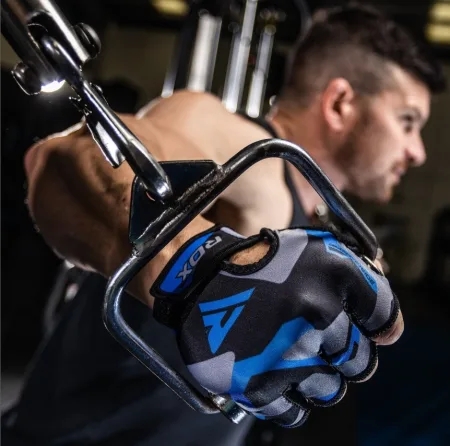 Рукавички для фітнесу RDX F6 Sumblimation Blue M