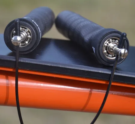 Скакалка швидкісна на підшипниках PowerPlay 4208 Fitness Jump Rope Чорна (3m.)