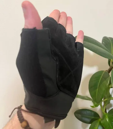 Рукавички для фітнесу і важкої атлетики PowerPlay 9200 чорні XL