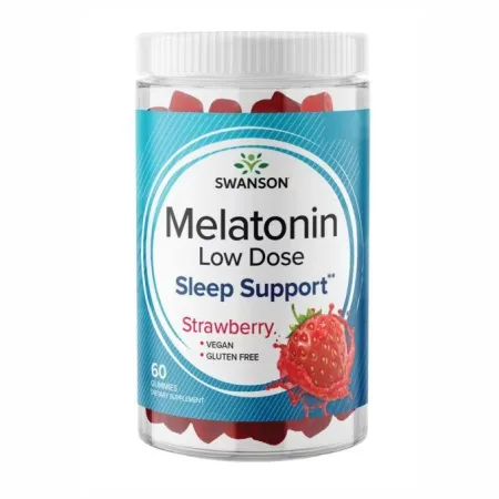 Melatonin Low Dose - 60 жуйок полуниця універсальний
