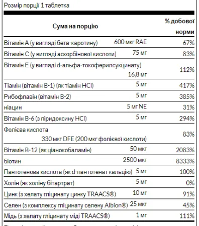 Ultra Hair Revitalizing Formula - 60 таблеток