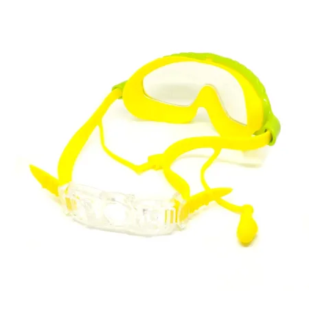 Окуляри для плавання Conquest дитячий жовто-зелений