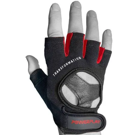 Рукавички для фітнесу PowerPlay 2222 чорні L