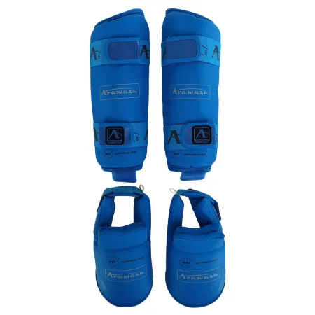 Захист гомілки та стопи для карате Araza BL Replica синій - M
