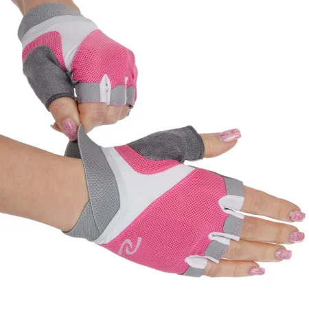 Рукавички для фітнесу та тренувань SAI DI NI розмір рожевий S