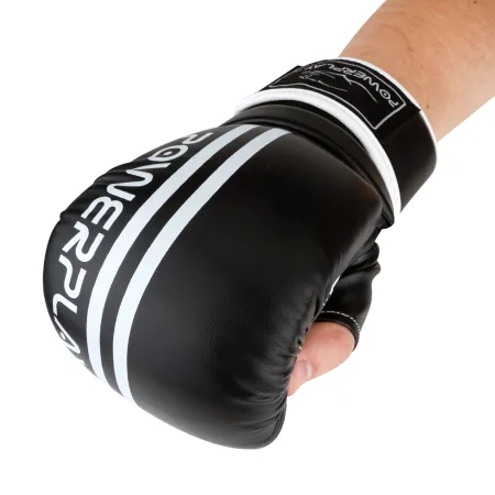 Снарядні рукавиці PowerPlay 3025 чорно-білі S