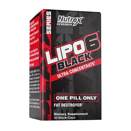 Lipo 6 чорний Ultra Concentrate 30 чорний caps