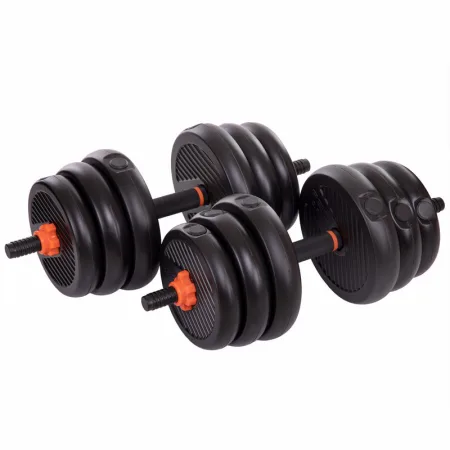 Набір трансформер гантелі гиря штанга упори 6в1 FED 25 кг чорний