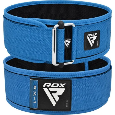 Пояс для важкої атлетики RDX RX1 Weight Lifting Belt BLUE-S