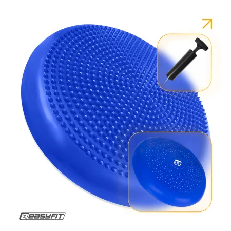 EasyFit Balance Cushion-A massage balance cushion blue + pump