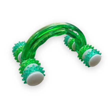 Масажер антицелюлітний Дуга з 8 коліщатками Рожевий