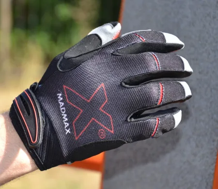 Рукавички для фітнесу MadMax MXG-103 X Gloves Black/Grey S
