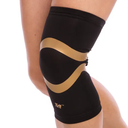 Наколінник бандаж еластичний 901301 1 шт чорний-золотий - L