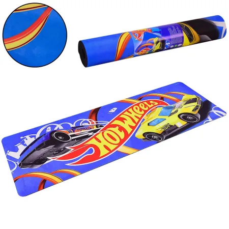 Килимок для йоги та фітнесу Hot Wheels PU HY0103 173 см 61 см 6 мм синій хот-вілс