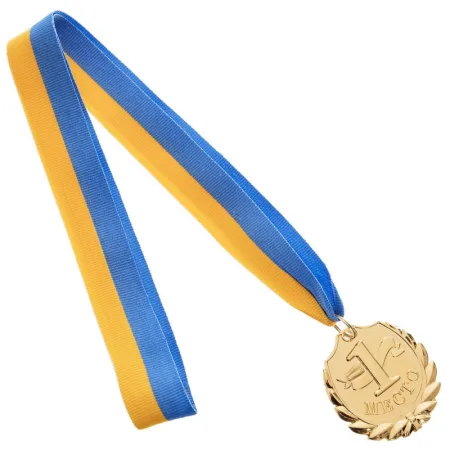 Медалі зі стрічкою 1 місто 5 см