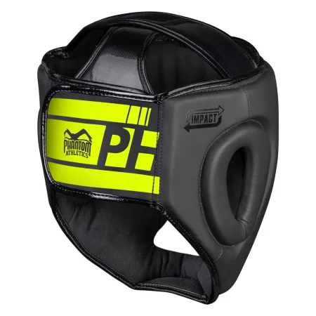 Боксерський шолом Phantom APEX Full Face Neon One Size Black/Yellow