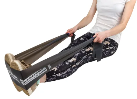 Resistance Loop Band for Sports and Rehabilitation Power System PS-4123 Flat Stretch Band Level 3 Black 12 15 kg