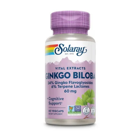 Ginkgo Biloba Leaf Extract 60 вегетаріанських капсул