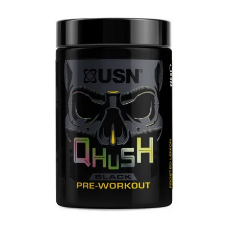 Qhush Black Pre workout - 220 г frosted лимон