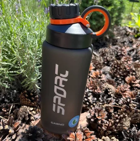 Пляшка для води CASNO - 800 мл KXN-1242 сіра