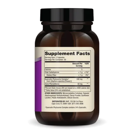 Quercetin and Pterostilbene Advanced - 60 капсул