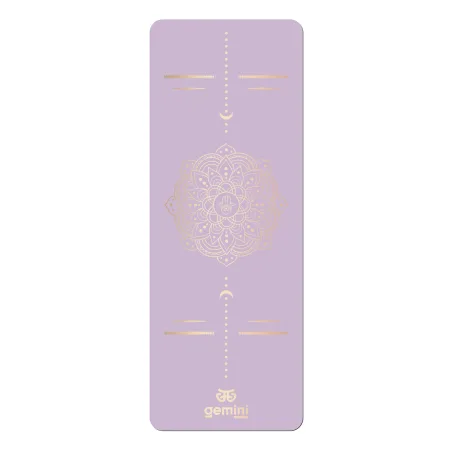 Килимок для йоги каучуковий поліуретан Sport Pro 183 см*68 см*5 мм бузковий