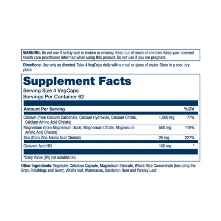 Calcium Magnesium Zinc - 250 капсул