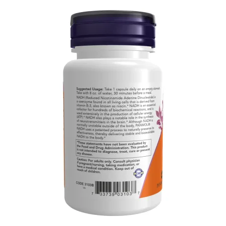 NADH 10 мг With 200 мг Ribose - 60 капсул