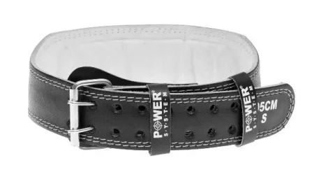 Пояс для важкої атлетики Power System PS-3250 Power Basic шкіряний Black - S
