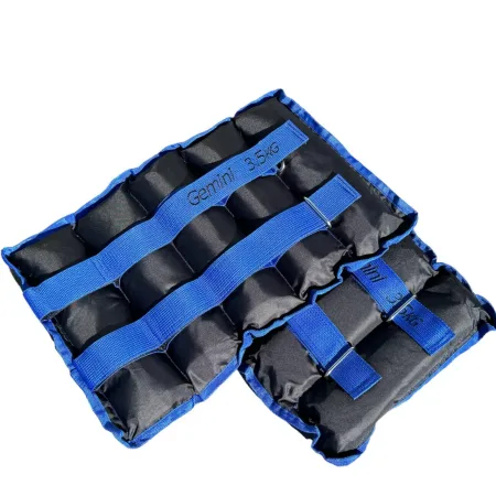 Обтяжувачі-манжети з піском по 3,5 кг - чорно-синій