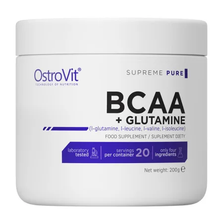 100% BCAA+Glutamine - 200 г Чистий