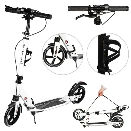 Самокат Galaktika d-20 см, дискове гальмо, чорний