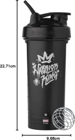 Шейкер спортивний BlenderBottle Classic Loop PRO 820 мл Marvel Black Panther (600560)