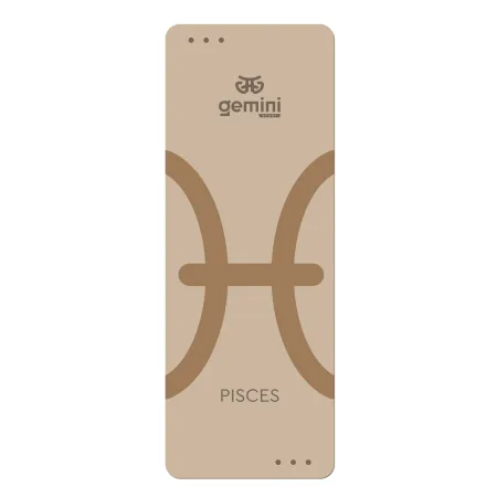 Коврик для йоги каучуковый полиуретан Pro Zodiac PISCES Sport Pro рыбы 183 см*68 см*5 мм