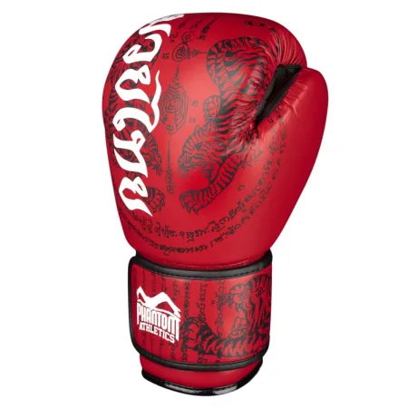 Боксерські рукавиці Phantom Muay Thai Red 12 унцій (капа в подарунок)